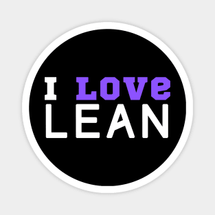 I Love Lean Magnet